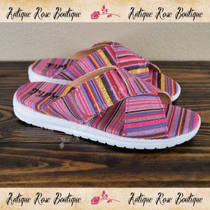 🌹 Very G Gypsy Jazz Pink Ocean Sandals